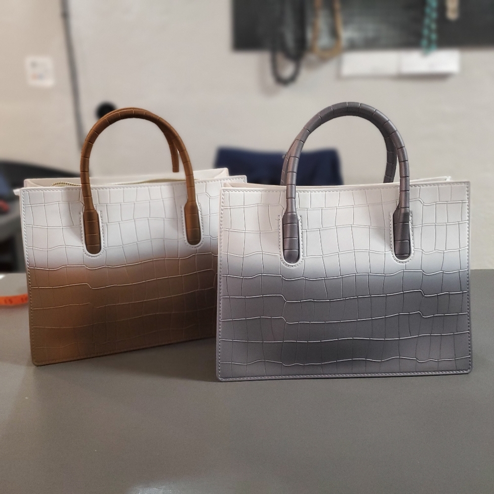 Vegan leather mini satchels